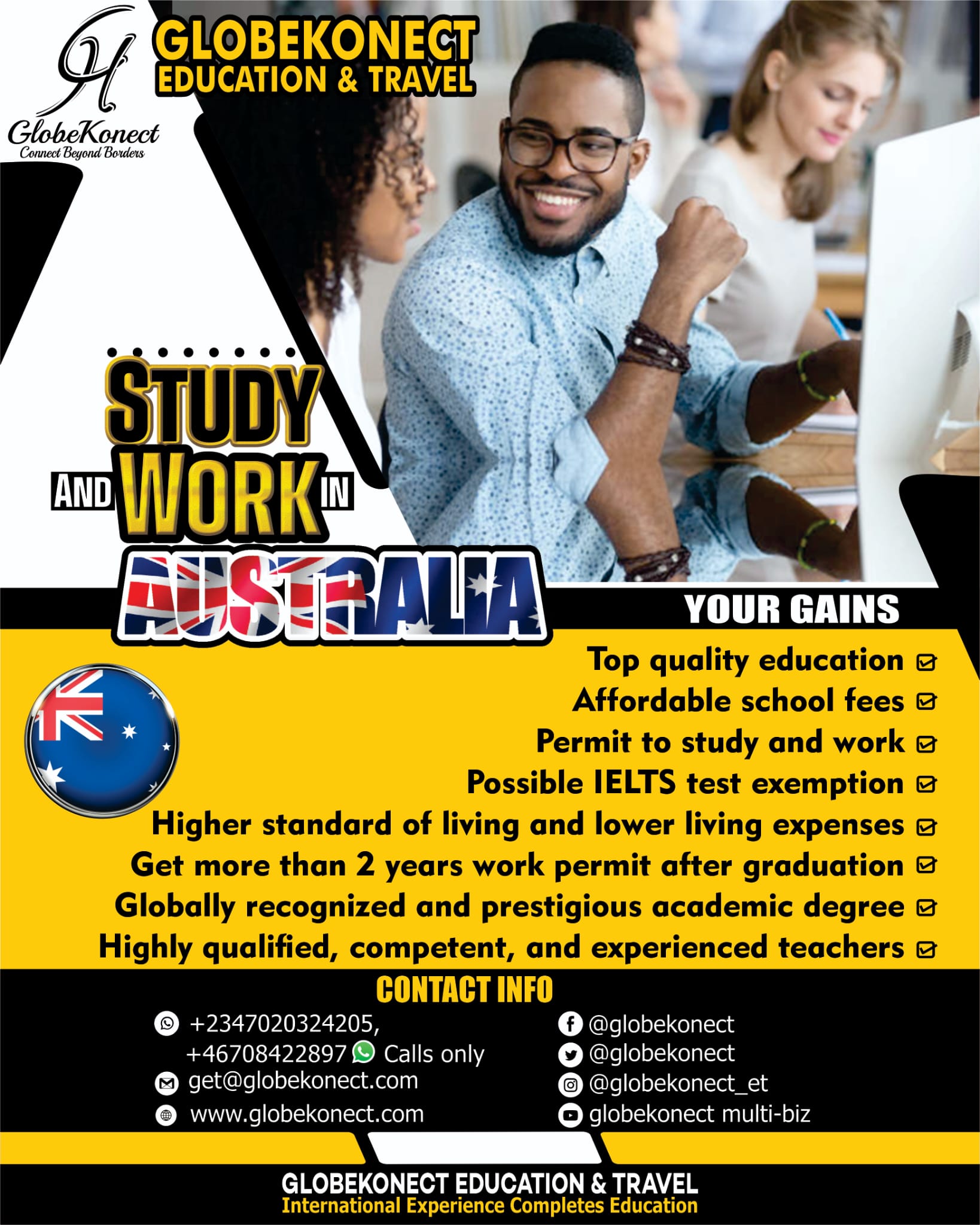 Study & Work in Australia